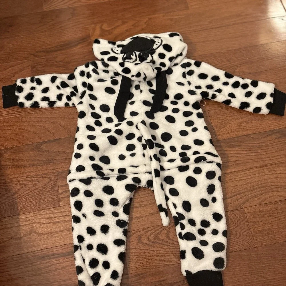 Dalmatian‎ Dog Costume Newborn - 6 Months Unisex Halloween Costume Dress Up Baby